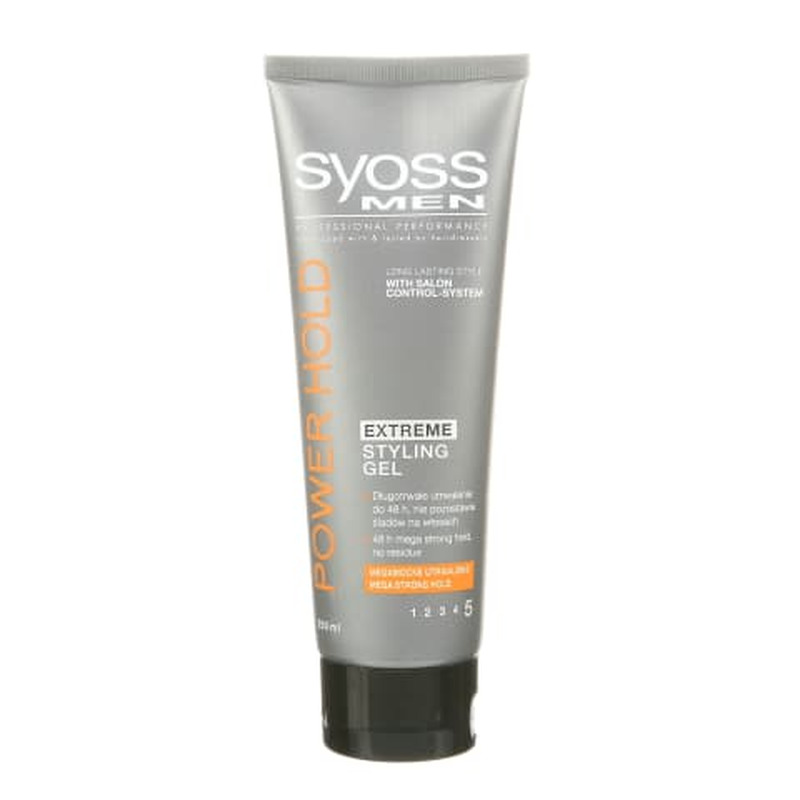 Juuksegeel Syoss Men power hold extreme 250ml