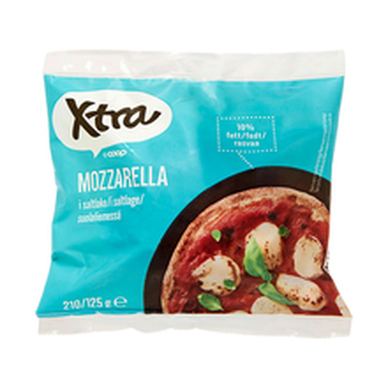 X-TRA MOZZARELLA 8,5% 125G