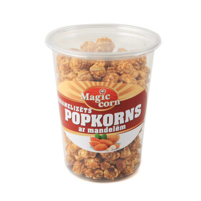 Karamelliseeritud popkorn mandlitega 150g