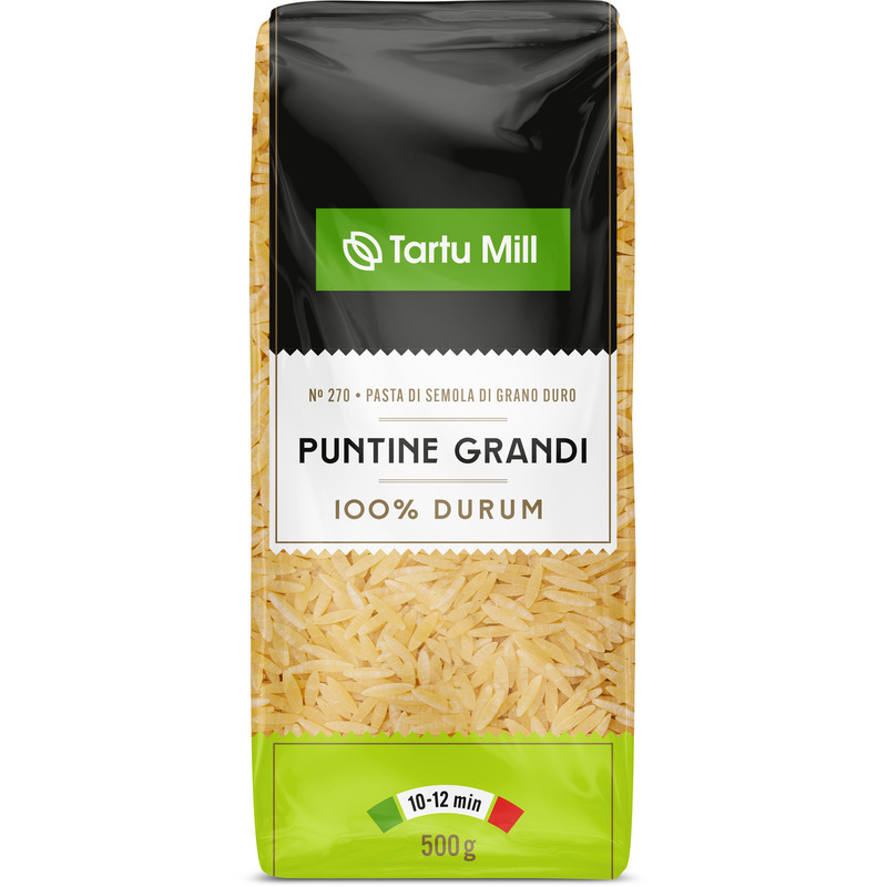 Pasta Puntine Grandi, TARTU MILL, 500 g