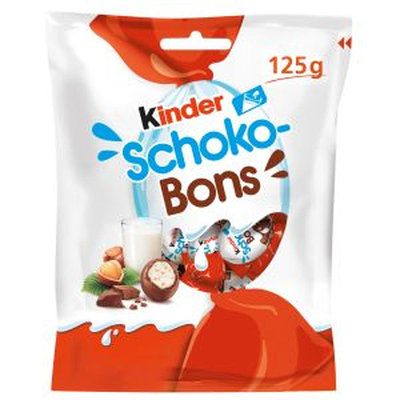 Kinder Schoko-Bons piimašokolaadi kommid 125g