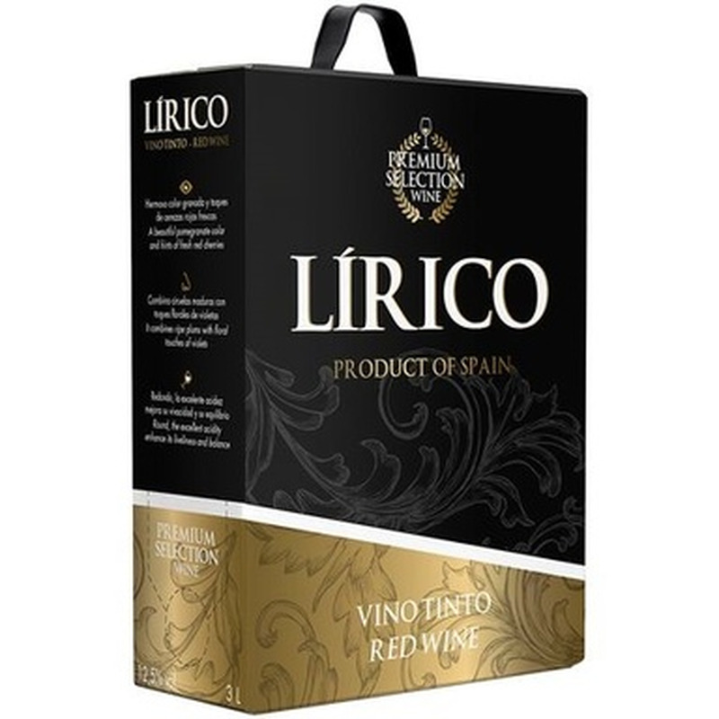 LIRICO Premium Selection Tinto 12,5% 300cl BIB (punane, kuiv)