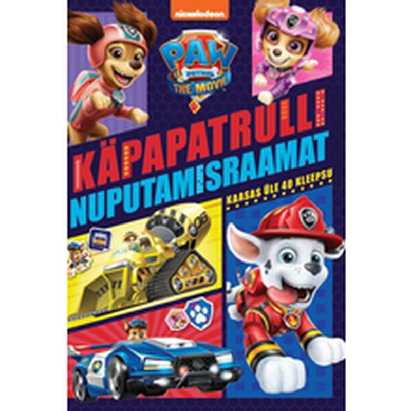 Paw Patrol movie. Käpapatrulli nuputamisraamat