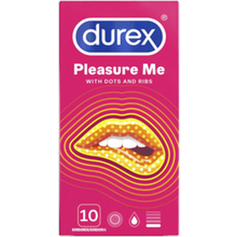 Kondoomid Pleasure Me, DUREX, 10 tk