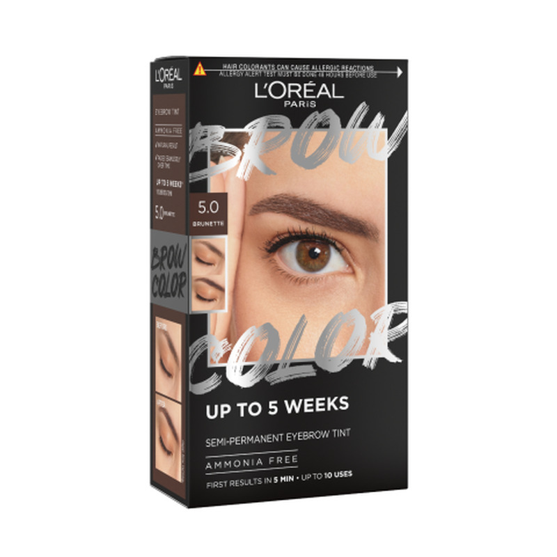 Poolpüsiv kulmuvärv L'Oreal Paris Brow Tint 5.0 Brunette