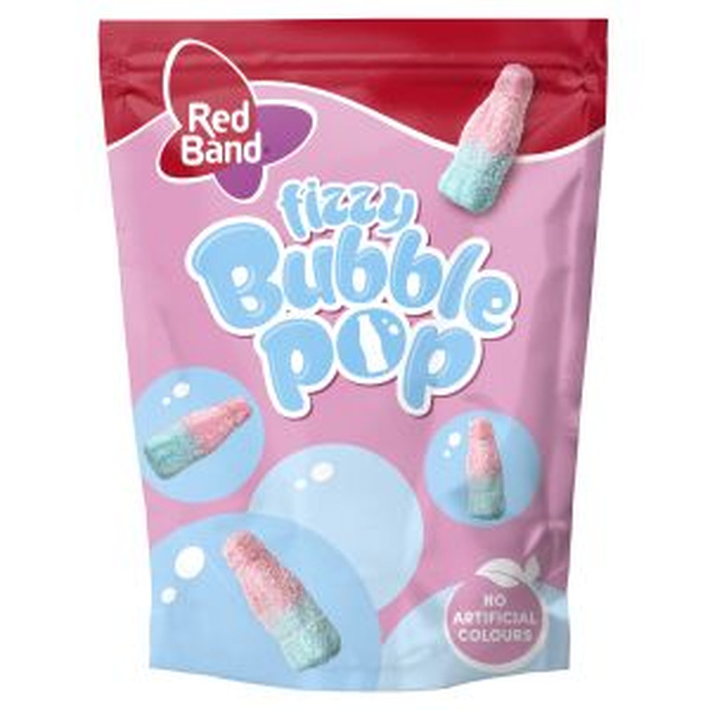 Red Band Bubble Pop kummikomm 100g