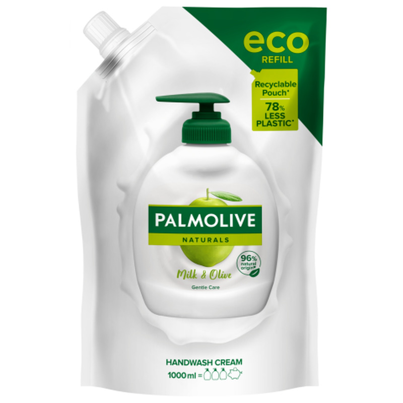 Vedelseep Naturals Olive Milk täitepakend, PALMOLIVE, 1 L