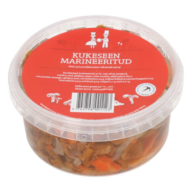 Kukeseened marineeritud 500g