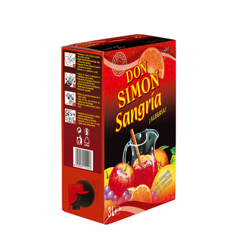 DON SIMON Sangria 7% 300cl BIB (punane, poolmagus)