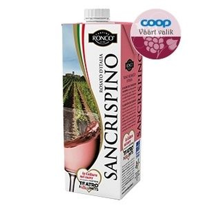 San Crispino Vino Rosato 1L roosa vein