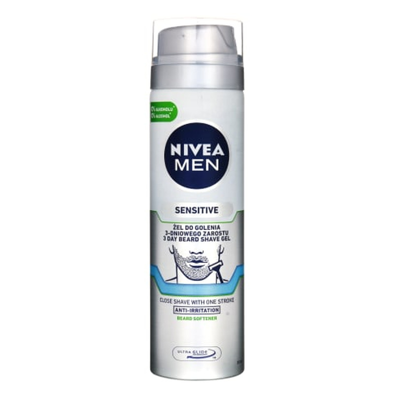 Habemeajamisgeel Nivea Men 3-päevasele habemetüükale sensitive 200ml