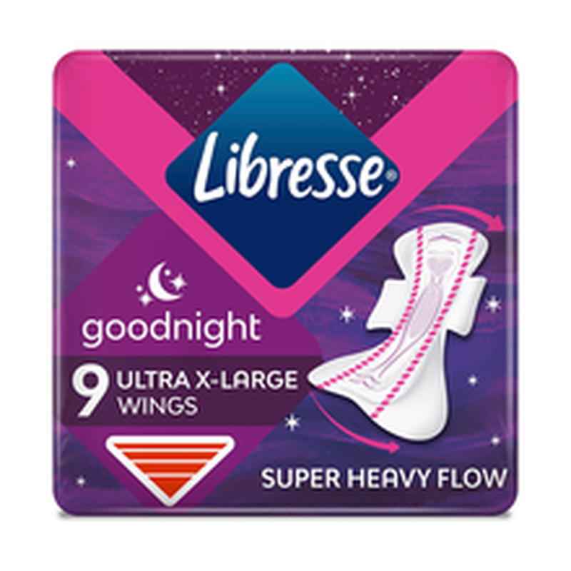 Libresse Ultra Night hügieeniside 9 tk