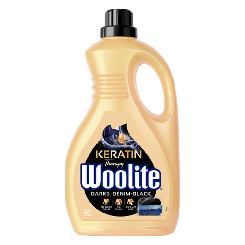 Pesuvahend Woolite Darks, Denim, must keratiiniga 2,7l 45pk