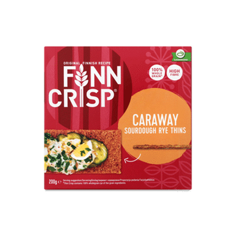 Näkileivad õhuke.FINN CRISP Caraway 200g