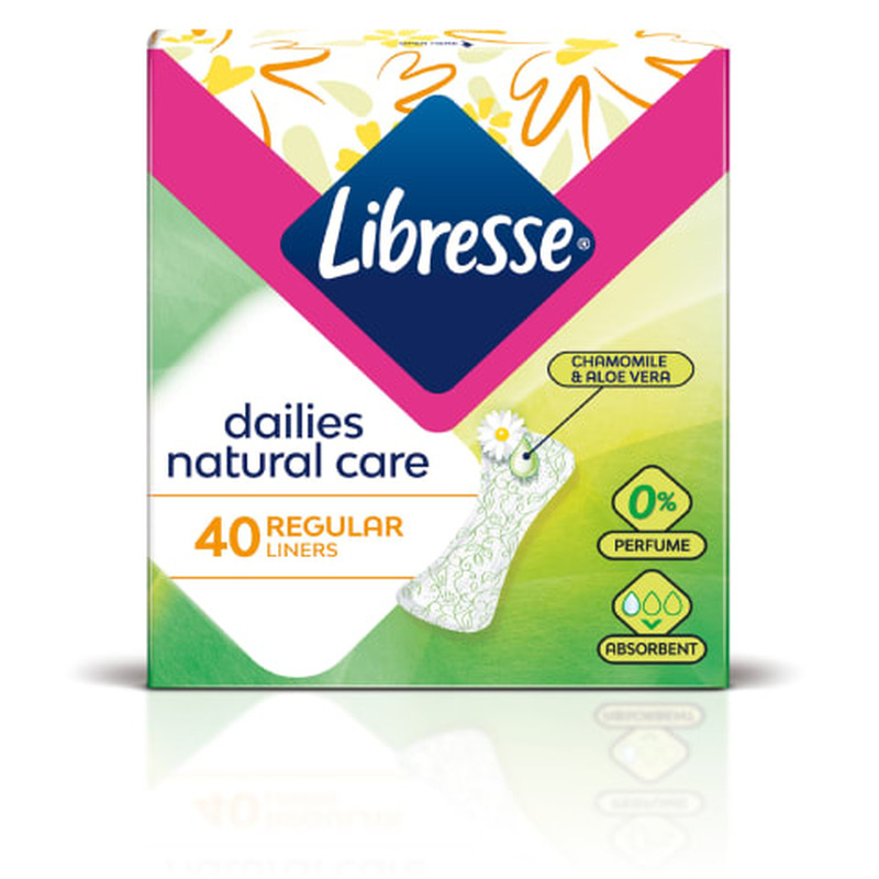 Pesukaitse Libresse Natural normal 40tk