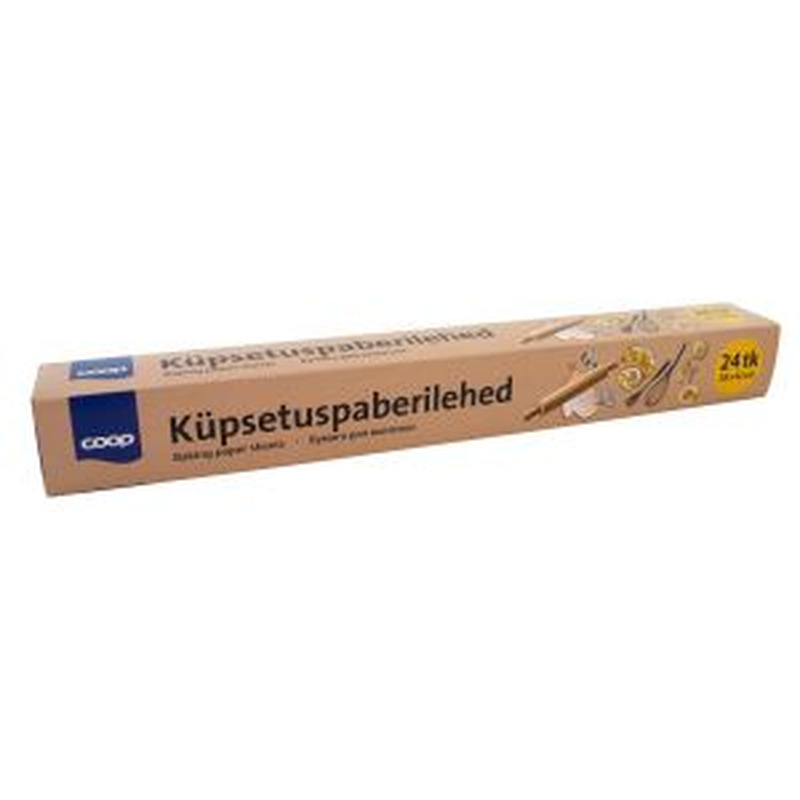 Coop Küpsetuspaberi lehed 24tk 38cm*42cm