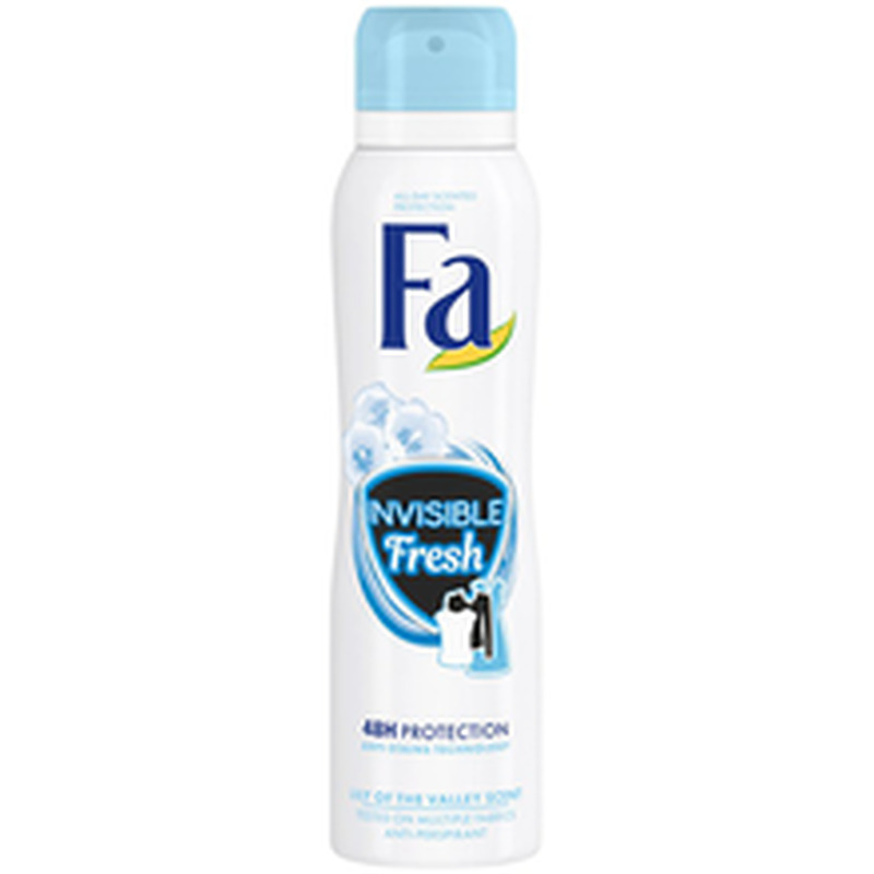 Spreideodorant Invisible Fresh, FA, 150 ml