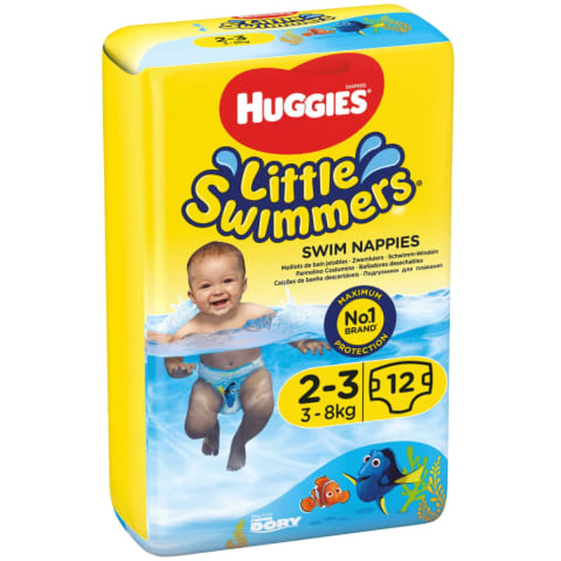 Püksmähkmed Huggies swimmers 2-3 3-8kg 12tk