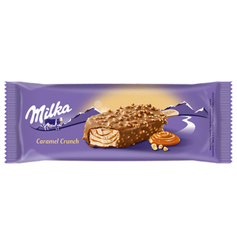 Jäätis karamell crunch MILKA pulk, 62g