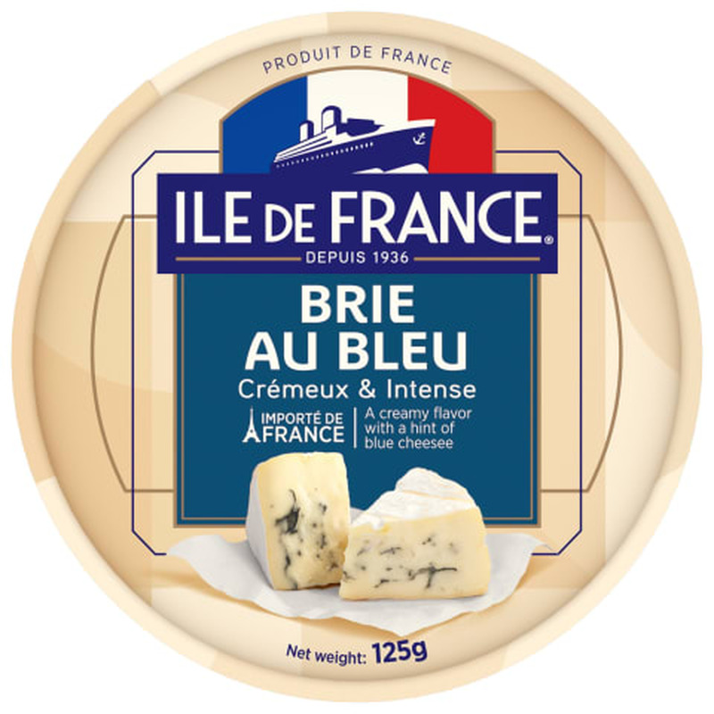 Brie sinihallitusjuustuga, ILE DE FRANCE, 125 g