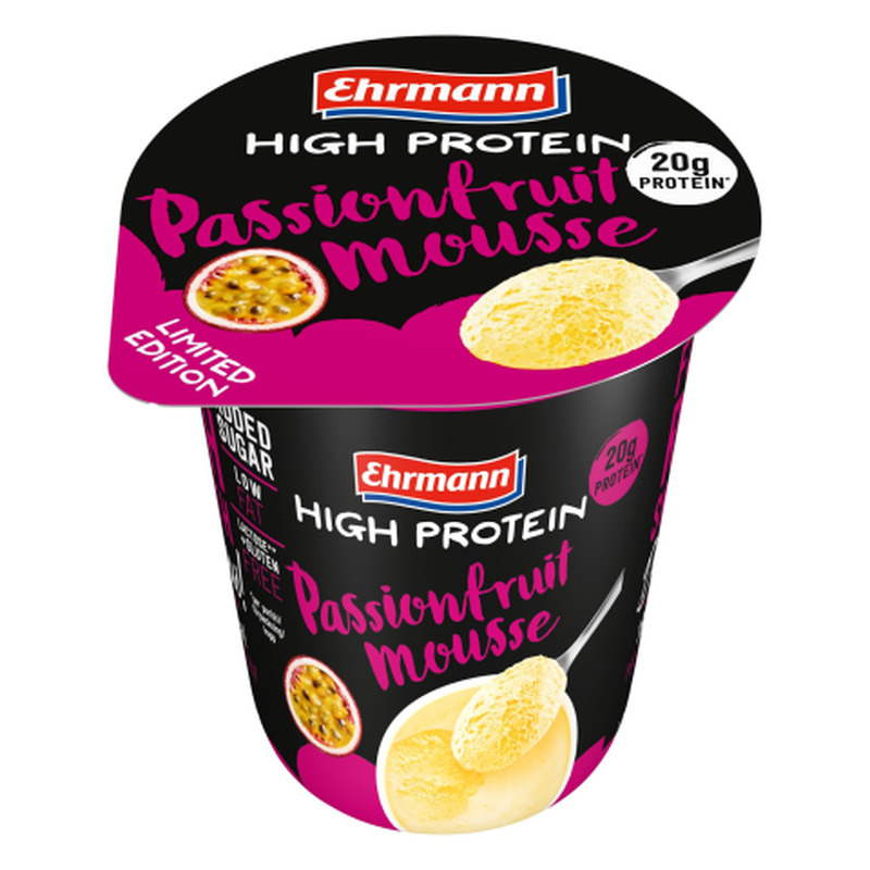 Proteiinijogurt passioniga magusainetega Ehrmann 200g