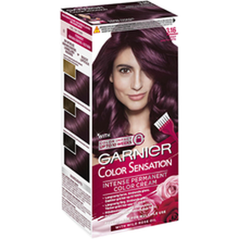 Garnier color sensation juuksevärv deep amethy 3.16