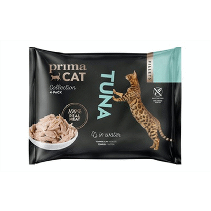 Kiisueine PRIMACAT tuunikala vees 4x50g