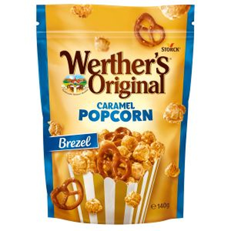 Werthers Original Brezel Caramel Popcorn 140g