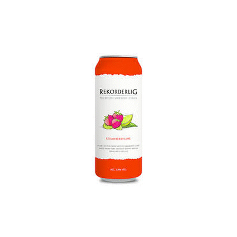 Siider REKORDERLIG maasik.-laim4.5%500ml