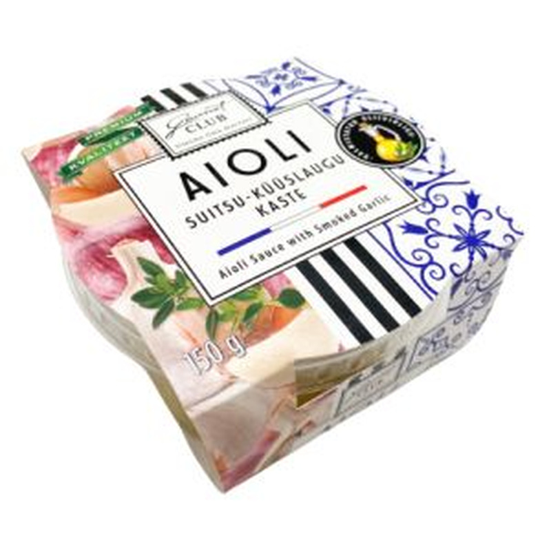 Gourmet Club Aioli suitsu-küüslaugu kaste 150g