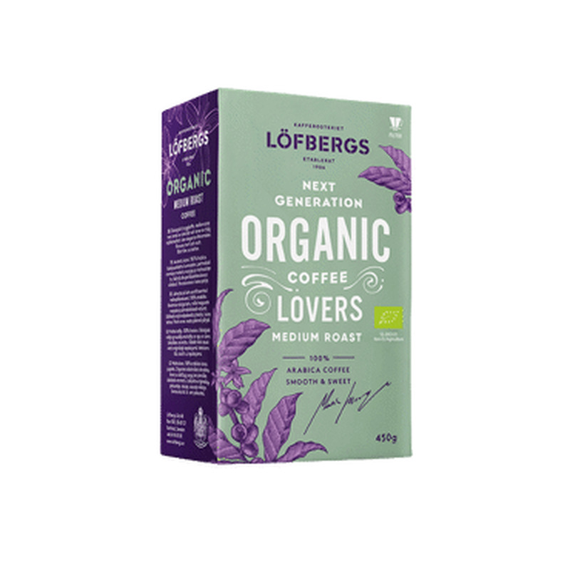 Organic jahv.kohv LÖFBERGS medium 450g