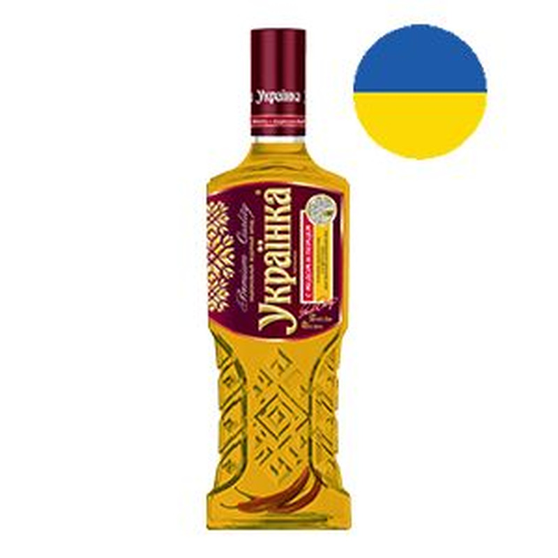 Viin UKRAINKA Honey and Pepper, 50 cl