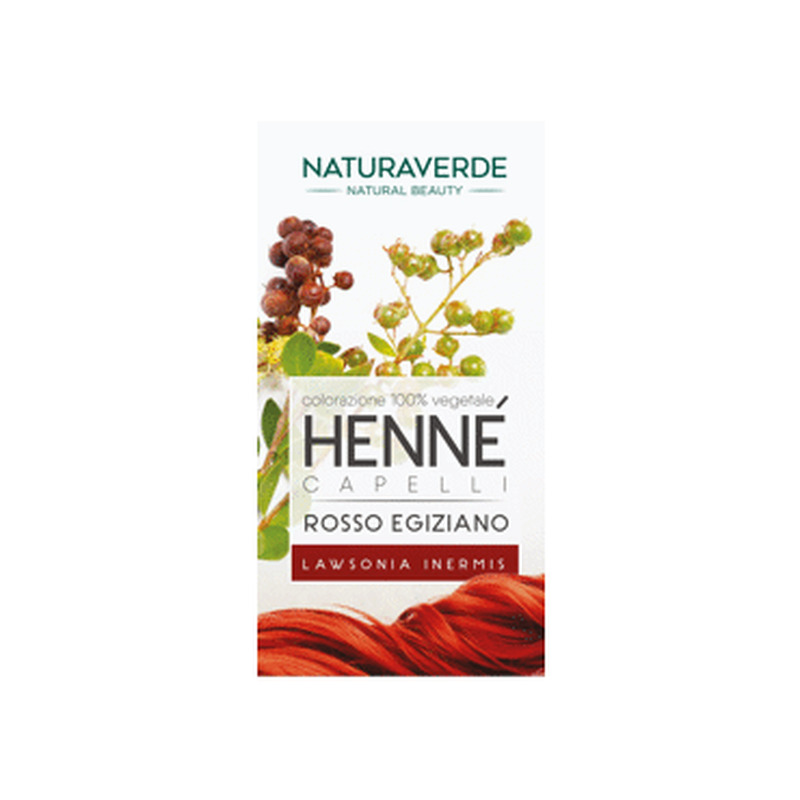 Juuksevärv henna NATURAVERDE punane 100g