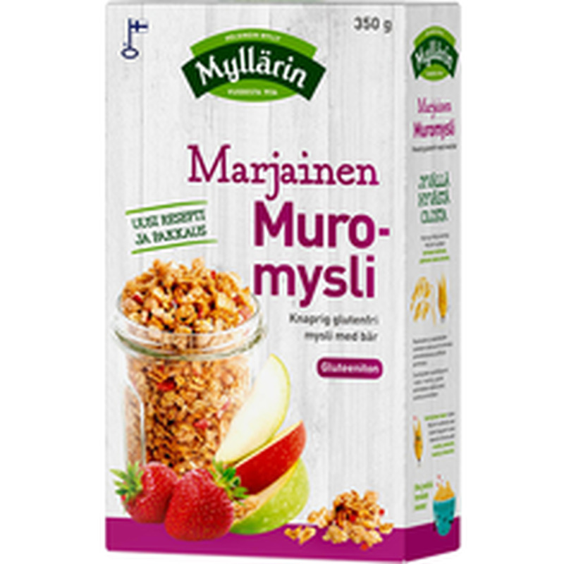 Myllärin gluteenivaba krõbe müsli marjadega 350 g