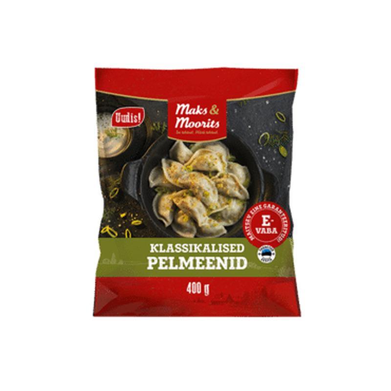 Klassika. pelmeenid MAKS&MOORITS 400g