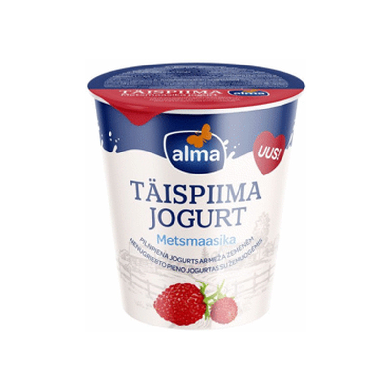 Alma Täispiimajogurt metsmaasika 350g