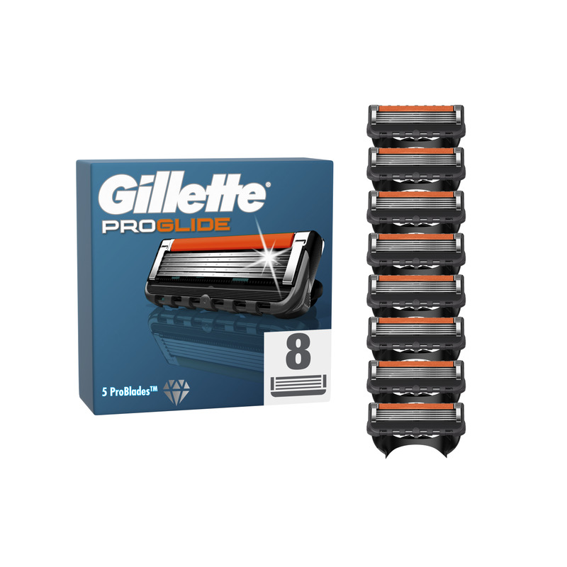 Gillette Fusion Proglide Varuterad Meestele 8 tk