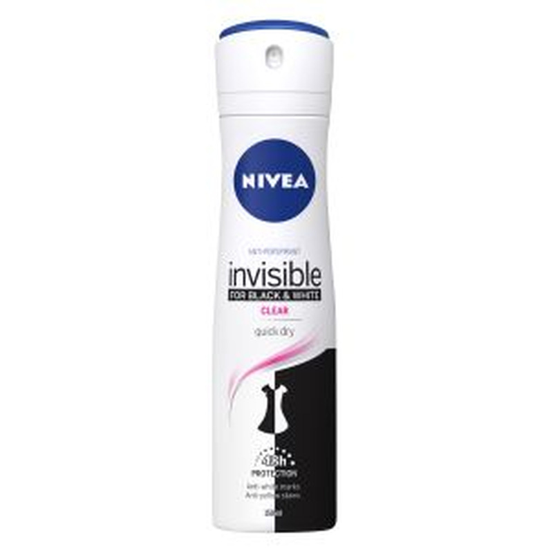 Nivea Clear Black&White deo 150ml naiste