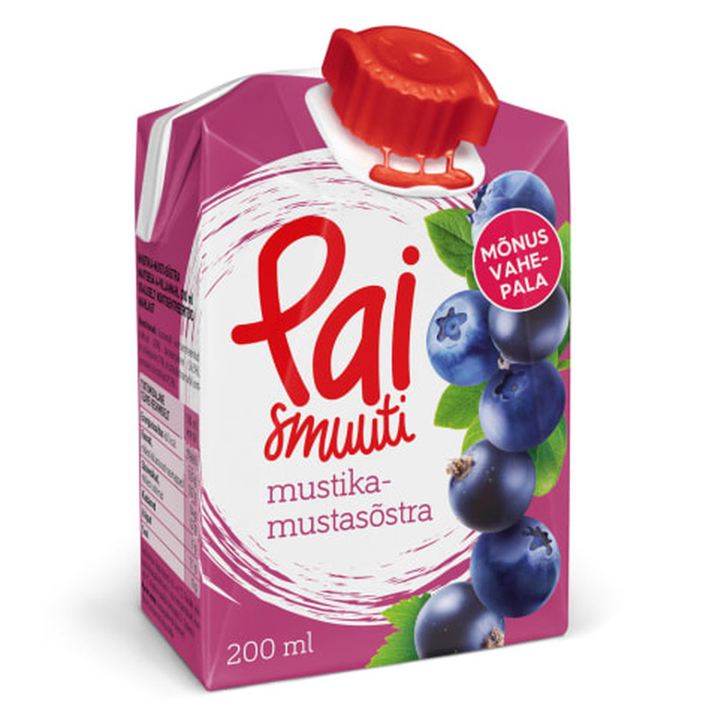 Pai mustika-mustasõstra smuuti 200ml