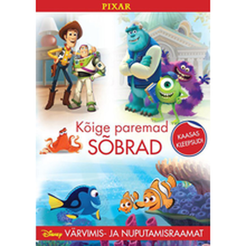 Disney Pixar. Kõige paremad sõbrad. Värvimis-ja nuputamisraamat