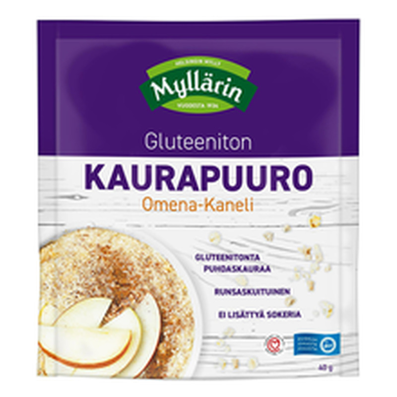 Myllärin gluteenivaba õuna-kaneeli-kaerapuder 40 g