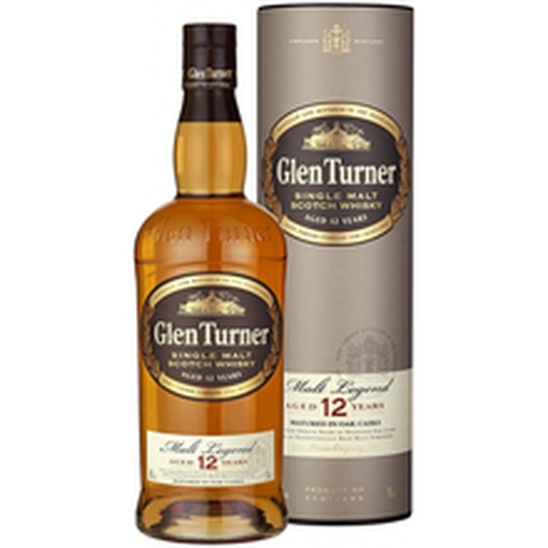 Viski GLEN TURNER 12 YO Single Malt kinkek. 70 cl