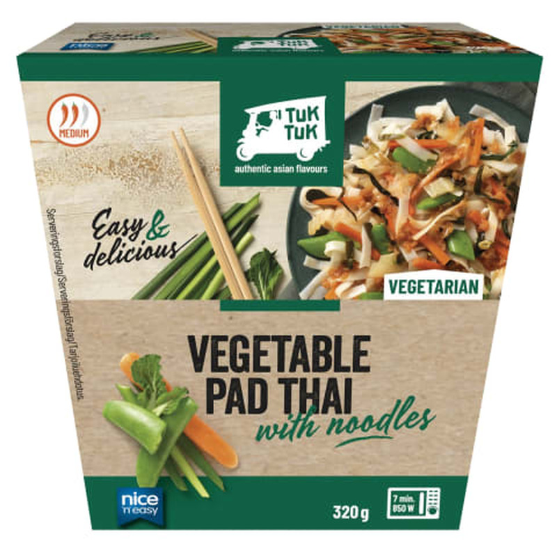 Köögiviljasegu Pad Thai nuudlitega Nice n Easy 320g