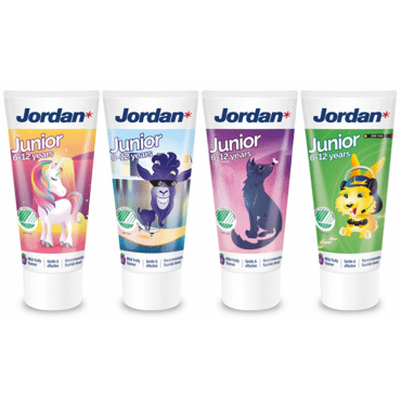 Laste hambapasta JORDAN 6-12a. 50ml