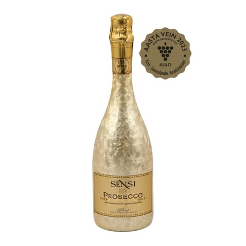 Kaitstud päritolunimetusega vein Sensi Prosecco 18K Brut 11%vol 0,75l