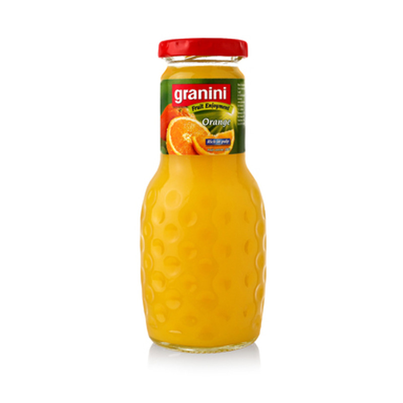 GRANINI Apelsinimahl 250ml (klaas)