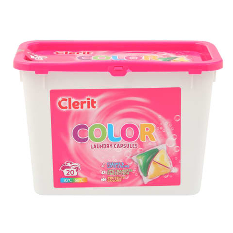 Pesugeelkapslid Clerit Color 20tk