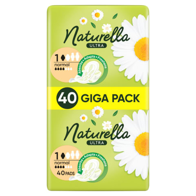 Hügieenisidemed Naturella Quattro Normal 40tk