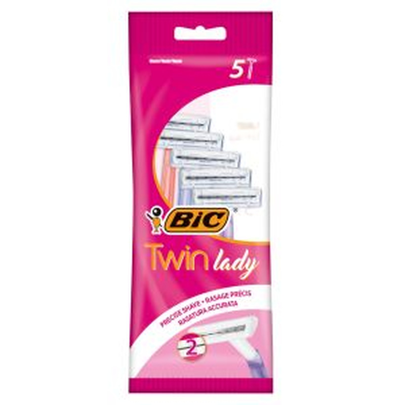 Raseerijad Lady 2 Aloe + Vitamin, BIC, 5 tk