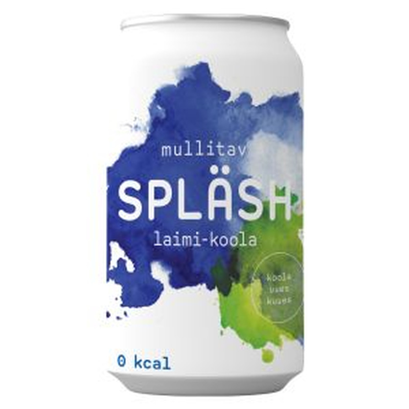 Laimi-koola gaseeritud vesi, SPLÄSH, 330 ml